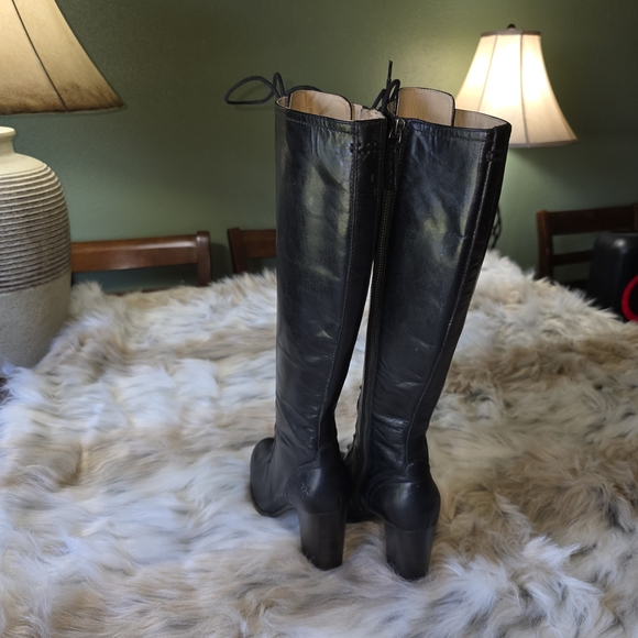 Frye Parker Tall Lace Up Boots - Picture 4 of 12
